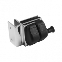 Standard Glass Gate Latch - Corner InSwing