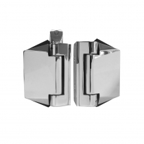 Polaris Soft Close Hinge Pair - Wall to Glass