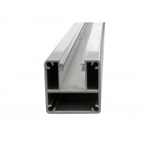 1250mm Base Plated Glazing Post - 1-Way