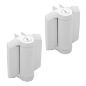 D&D TruClose&reg; Hinge Pair Heavy Duty - White