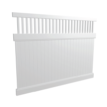 East Hampton PVC Fence Panel Kit - 2388W x 1800H