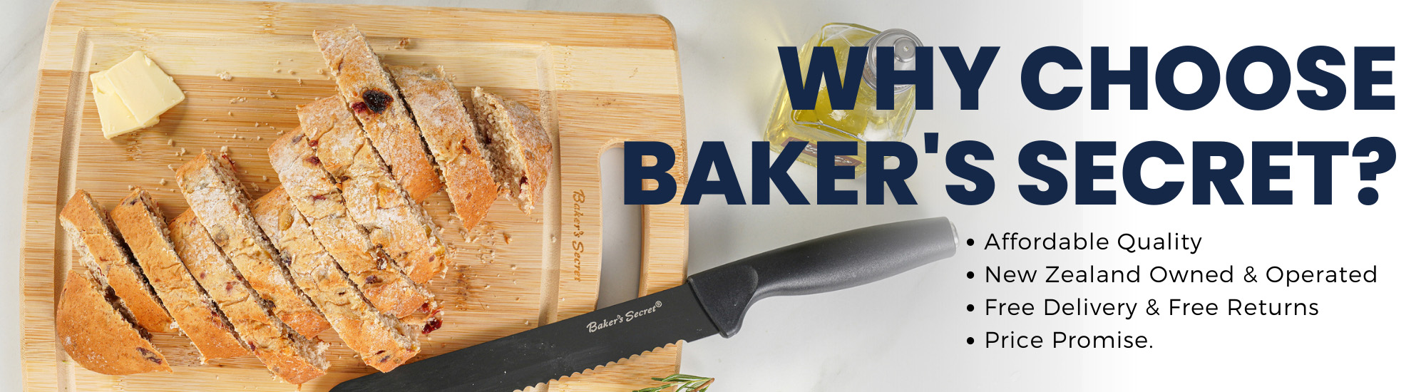 Why Choose Baker's Secret Banner
