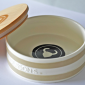 Salt Keeper with bamboo lid
