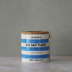 Sea Salt Flakes Stoneware Jar 250g