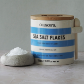 Sea Salt Flakes Stoneware Jar 250g