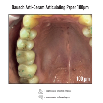 Bausch ArtiCeram Articulating BK98 100µm 50 Horseshoe Strips