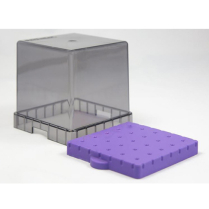 Bur Butler Purple Bur Block with Tall Lid (Holds 25)