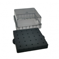 Bur Butler Black Bur Block with Lid (Holds 25)