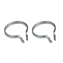 Danville Contact Matrix Rings Inward Silver (2pk)