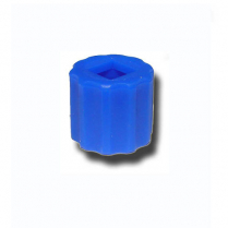 PrepStart Foot Pedal Blue Luer Lock Ring single