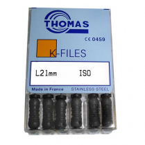 K-Files 21mm Size #40 (6 Pk)