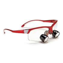 PeriOptix TTL Loupes 2.7 PD56 WD-R Perivista Red Frame