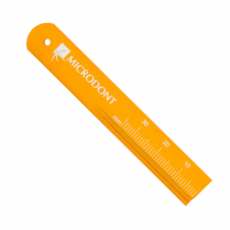 Microdont Endo Ruler Aluminum:  Gold