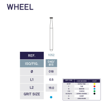 1052 Wheel Diamond Bur 815/018 10pk