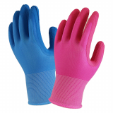 Blue and Pink Gloves