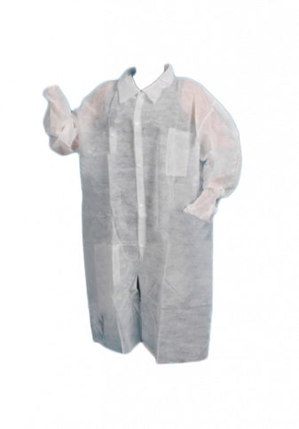 Dispoable Lab Coat Front