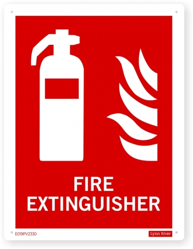 fire extinguisher sign