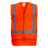 Orange Hi-Vis Fire Warden Vest