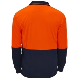 Wise Orange Hi-Vis Polo - Long Sleeve