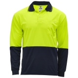 Yellow Hi-Vis Polo - Long Sleeve