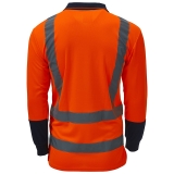 Wise Orange Hi-Vis TTMC Polo - Long Sleeve