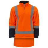 Wise Orange Hi-Vis Polar Fleece