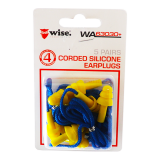 Wise - Corded Silicone Earplugs 5pair