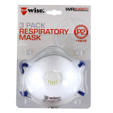 Wise - P2 Mask with Valve - 3 pack