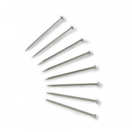 CRAFT PINS, 0.65 X 16MM, SILVER-COLOURED, 25G