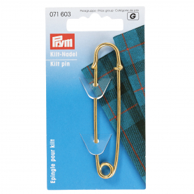 KILT PIN, 76MM, GOLD-COLOURED