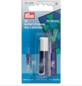 QUILTING SEWING NEEDLES WITH SILVER EYE, FINE AND EXTRA FINE, ASSORTED