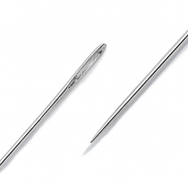 BEADING NEEDLES, NO. 10 AND NO. 12, 0.45 X 55 AND 0.40 X 50MM