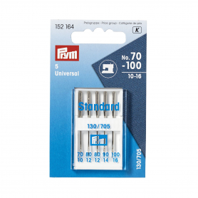 STANDARD SEWING MACHINE NEEDLES, 130/705, 70-100, ASSORTED