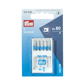 STANDARD SEWING MACHINE NEEDLES, 130/705, 60