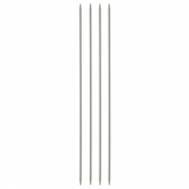 DOUBLE-POINTED KNITTING NEEDLES, 20CM, 4.00MM, PEARL GREY