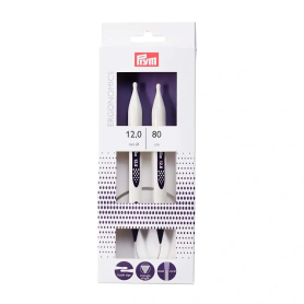 CIRCULAR KNITTING NEEDLES PRYM.ERGONOMICS, 80CM, 12.00MM