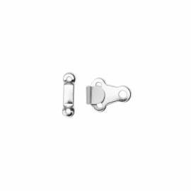 HOOKS AND BARS FOR TROUSERS AND SKIRTS, 6MM, SILVER-COLOURED