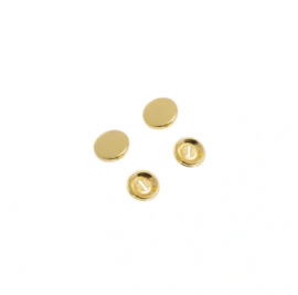 COVER BUTTONS, 11MM, GOLD-COLOURED