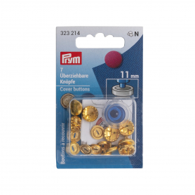 COVER BUTTONS, WITH TOOL, 11MM, GOLD-COLOURED