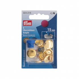 COVER BUTTONS, WITH TOOL, 15MM, GOLD-COLOURED