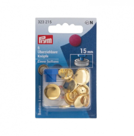 COVER BUTTONS, WITH TOOL, 19MM, GOLD-COLOURED