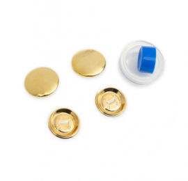 COVER BUTTONS, WITH TOOL, 23MM, GOLD-COLOURED