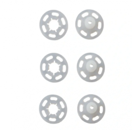 SNAP FASTENERS, 21MM, TRANSPARENT