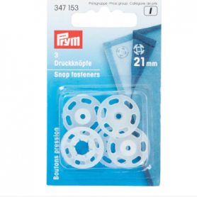 SNAP FASTENERS, 10MM, TRANSPARENT