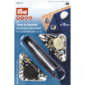 NON-SEW PRESS FASTENERS YACHT & CARAVAN, SCREW-ON