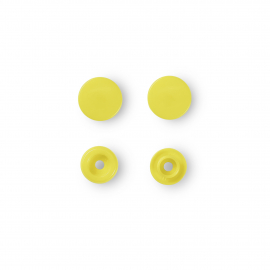 NON-SEW PRESS FASTENERS, COLOUR SNAPS, ROUND, 12.4MM, LIGHT YELLOW