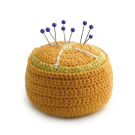 PIN CUSHION/FIXING WEIGHT, PRYM LOVE, ORANGE