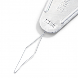 NEEDLE THREADER SILVER-COLOURED, 2 ITEMS