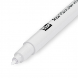 TRICK MARKER AQUA, WATER-ERASABLE, WHITE