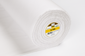 B700 - WHITE - HEAVY FUSIBLE, WOVEN INTERLINING WITH BIODEGRADABLE ADHEASIVE